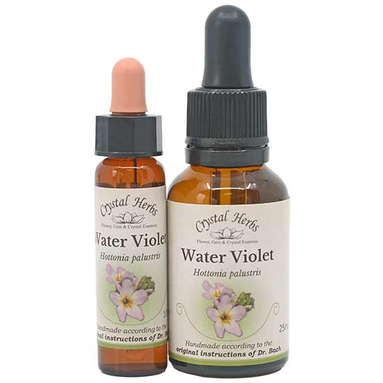 10ml und 25ml Essenzenflaschen der Bachblüte Water Violet