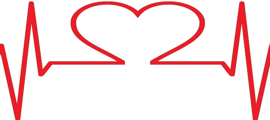 Symbolbild von Herzschlag-Frequenz für Testen mit dem Herzen