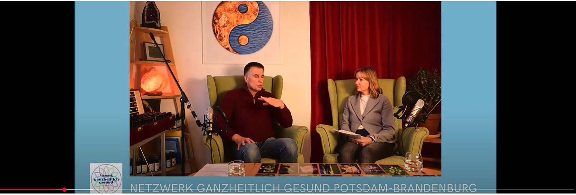 Bildschirm-Bild zu Interview Intuitive Bach-Blüten-Therapie